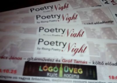 Poetry Night @ Lógó Üveg